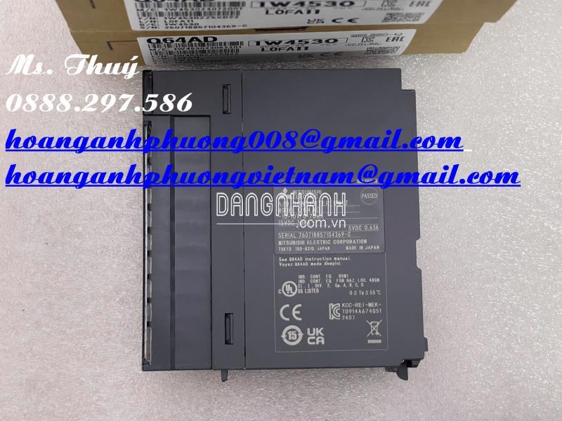 Module dòng Q Series Q64AD - Hàng chuẩn Mitsubishi