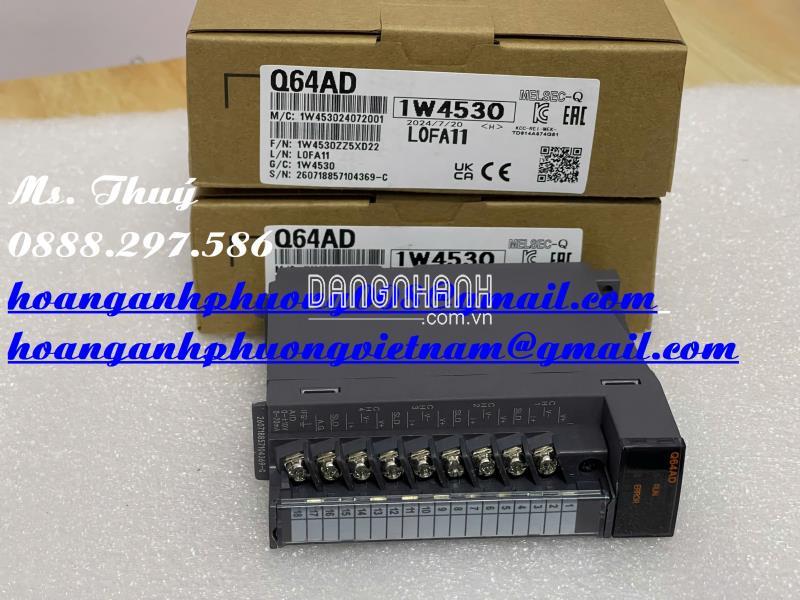 Module dòng Q Series Q64AD - Hàng chuẩn Mitsubishi