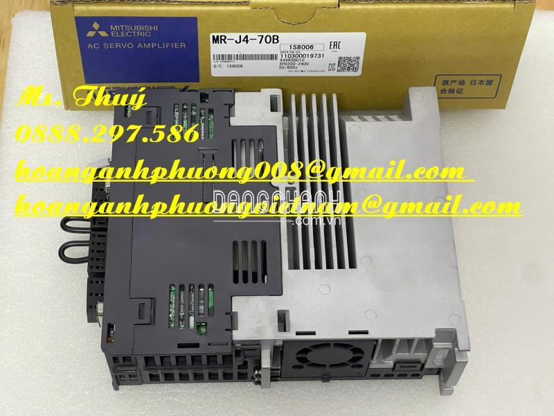 MR-J4-70B - Bộ điều khiển động cơ - Mitsubishi Japan
