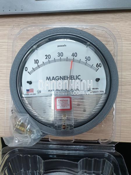 Đồng hồ đo chênh áp phòng sạch 0-60Pa (Model 2000-60Pa)