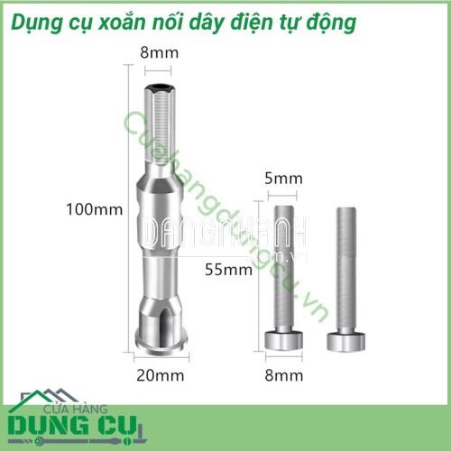 Dụng cụ xoắn nối dây điện tự động đa năng