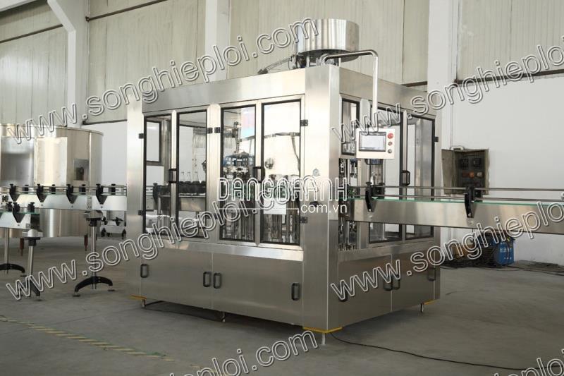Máy chiết rót nước suối tự động dạng xoay tròn SHL-16-12-5