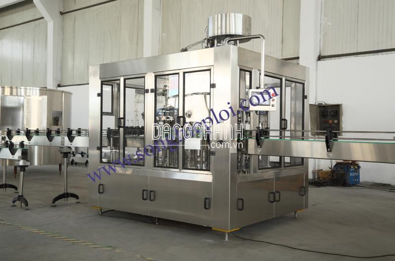 Máy chiết rót nước có gas 18-18-6