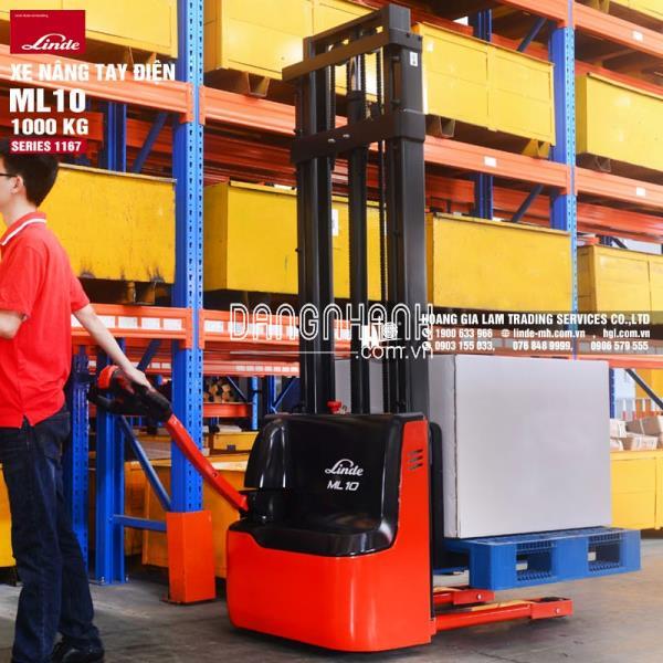 Xe nâng tay Linde ML10 (Series 1167)