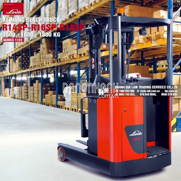 Xe nâng reach truck Linde R14SP – R18SP (Series 1123)