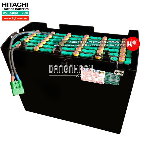 Bình điện xe nâng HITACHI 240Ah-72V VSI240M