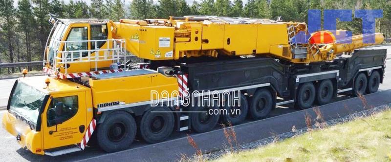 CẨN CẨU 1200 TẤN LIEBHERR LỐP THAM GIA DỰ ÁN XÂY DỰNG NHÀ MÁY ĐIỆN GIÓ