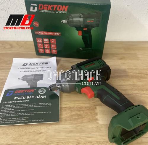 DK-IW2140SMKTThân máy siết bulong 475Nm Chính hãng Dekton (Chân pin Makita)