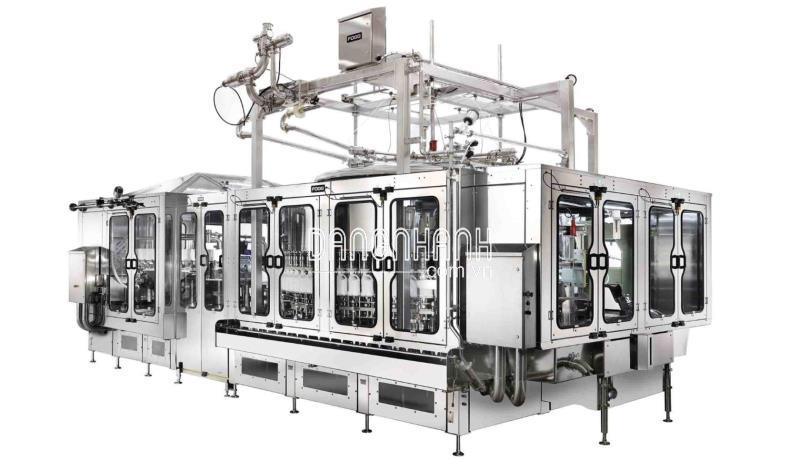 MÁY CHIẾT RÓT ĐÓNG CHAI TỰ ĐỘNG 3 TRONG 1