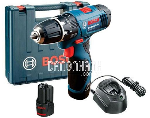 Máy khoan pin Bosch GSB 120-LI (SET 2 pin 2.0 Ah)