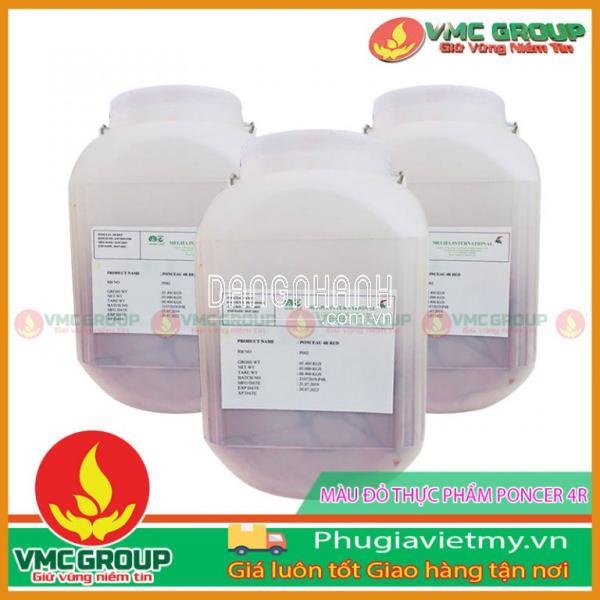 Màu đỏ thực phẩm PONCER 4R VMC