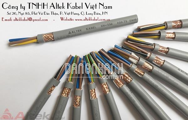 Cáp điều khiển có lưới chống nhiễu SH-500 4G 0.75QMM