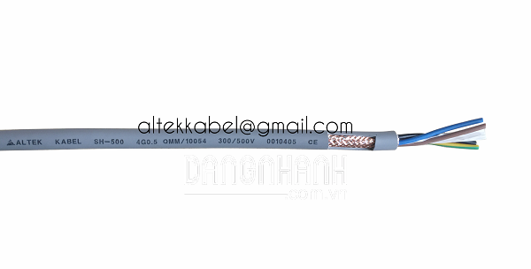Cáp điều khiển có lưới chống nhiễu SH-500 4G 0.5QMM