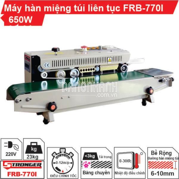 Máy hàn miệng túi liên tục nằm ngang STRONGER FRB-770I vỏ sơn tĩnh điện