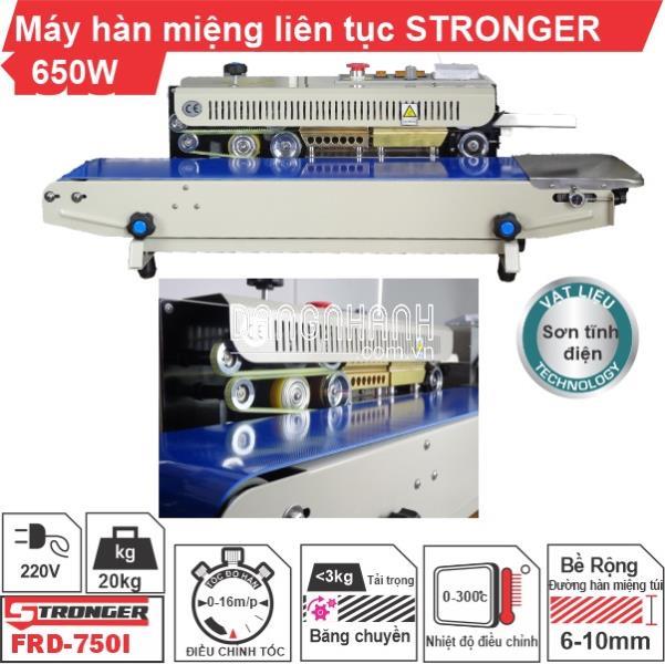 Máy hàn miệng túi liên tục STRONGER FRD-750-VS vỏ sơn tĩnh điện