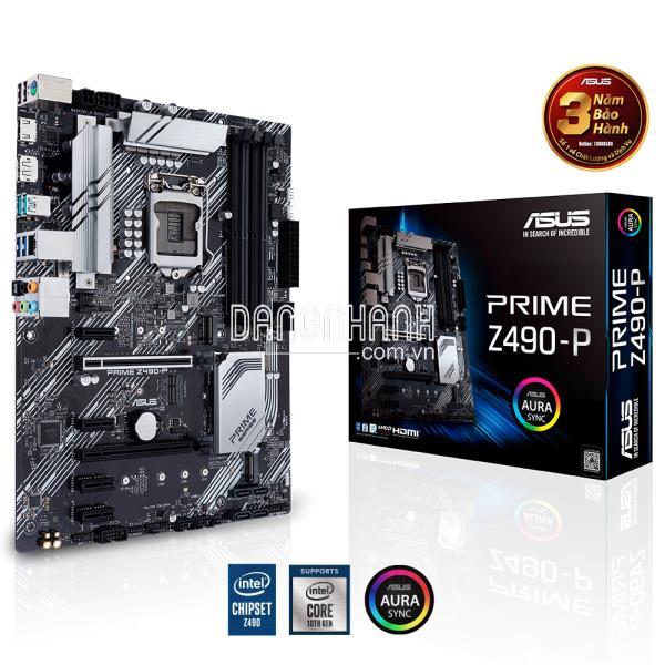 Bo mạch chủ ASUS PRIME Z490-P, LGA 1200, AURA Sync