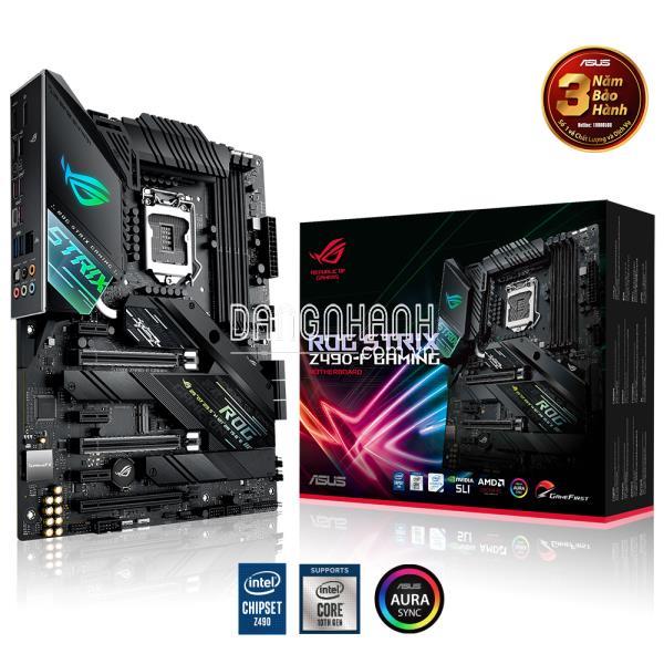 Bo Mạch Chủ/ASUS ROG Strix Z490-F Gaming LGA1200 ATX DDR4 VRM 12+2 LAN 2.5Gb HDMI DP AURA Sync
