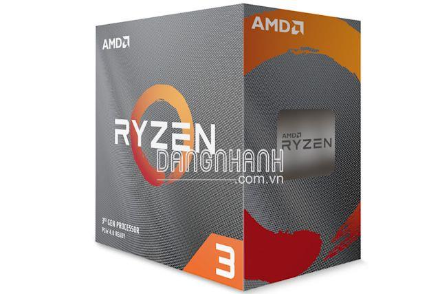 Bộ xử lý CPU AMD RYZEN 3 3100 with Wraith Stealth cooler, 3.6 GHz upto 3.9 GHz, 18MB L3 Cache, 4 cores 8 threads, 65W, Socket AM4