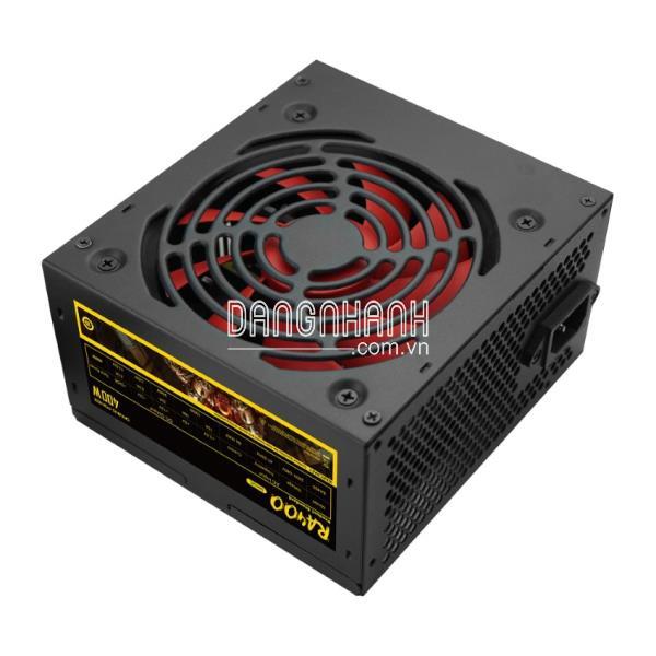 Bộ nguồn máy tính FORGAME RA400 400W (vỏ sơn đen/fan 12cm đỏ)