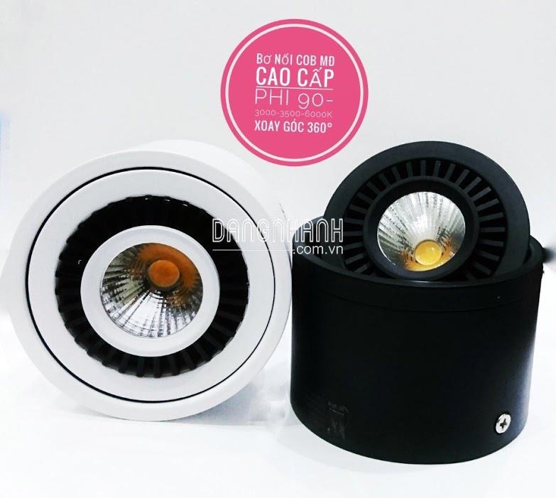 Đèn Led MD Ống Bơ COB Xoay Góc 360
