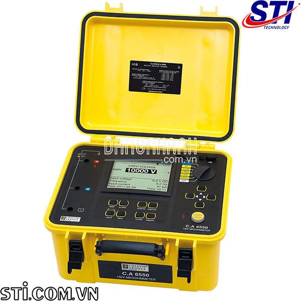 MÁY ĐO ĐIỆN TRỞ CÁCH ĐIỆN CA 6550 (10KV, 25 TΩ)