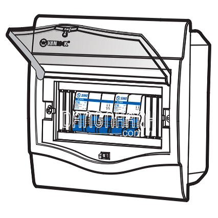 Tủ điện âm tường V4FC2/4LA