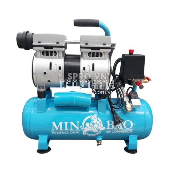 Máy nén khí mini không dầu 0.75HP Minbao MB-09L - Dung tích 9L