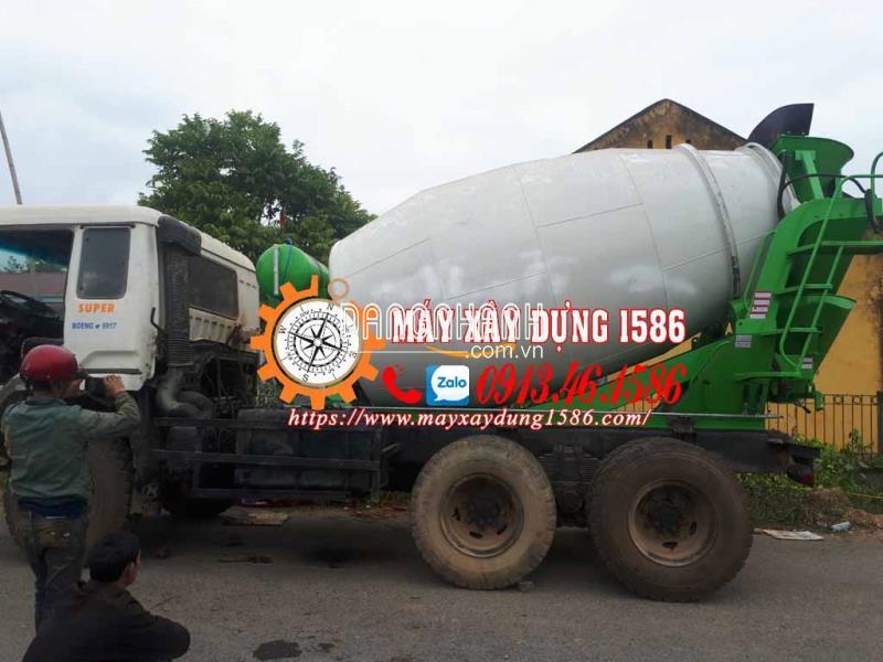 Bồn trộn bê tông thuỷ lực 6m3