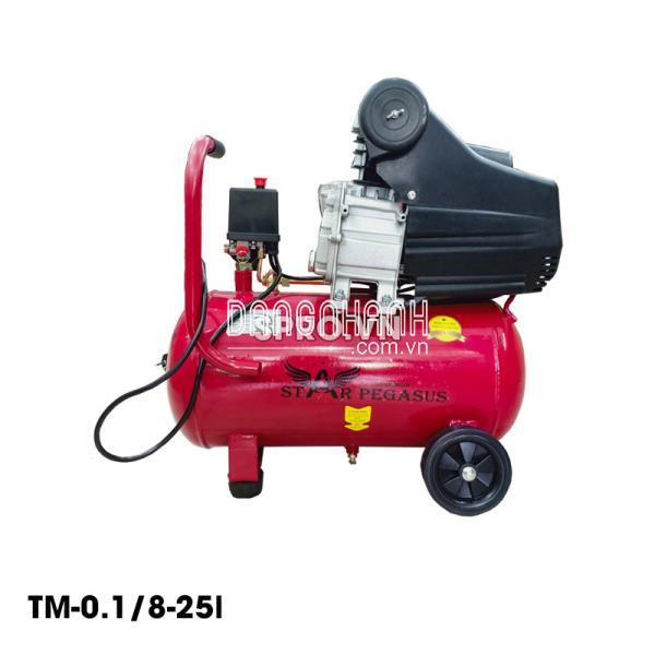 Máy nén khí mini 1.5HP Pegasus TM-0.1/8-25L - Dung tích 25L