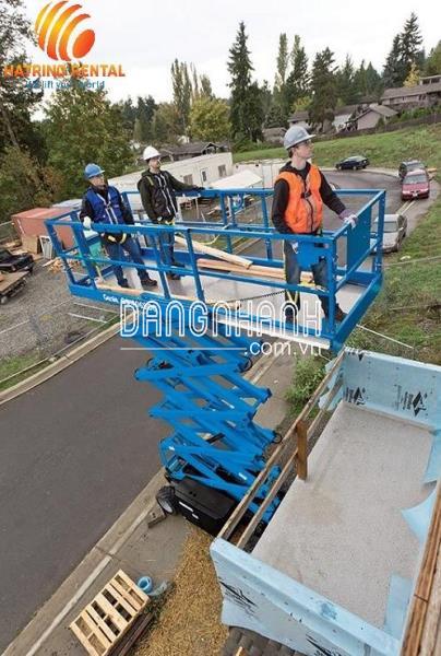 Xe Nâng Người Cắt Kéo Genie Địa Hình GS 3390RT - 12m Làm Việc