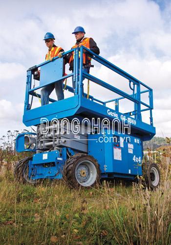 Xe Nâng Người Cắt Kéo Genie GS3369 12m Làm Việc