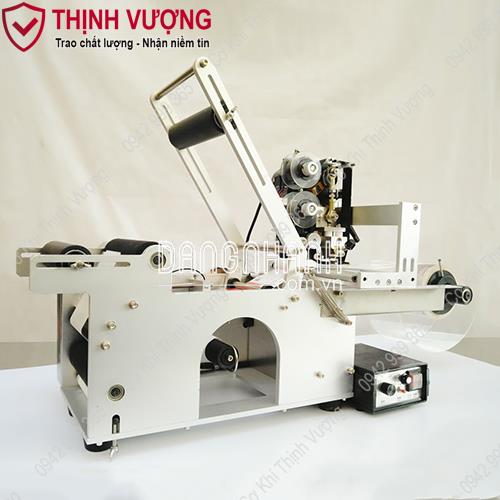 MÁY DÁN NHÃN CHAI TRÒN BÁN TỰ ĐỘNG IN DATE LT-50
