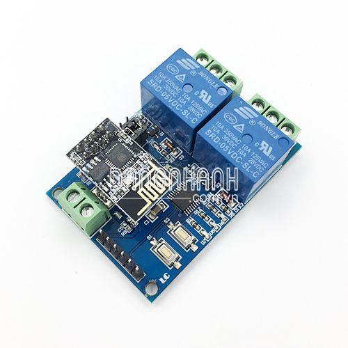 Module Wifi ESP8266 Relay 2 Kênh 5V