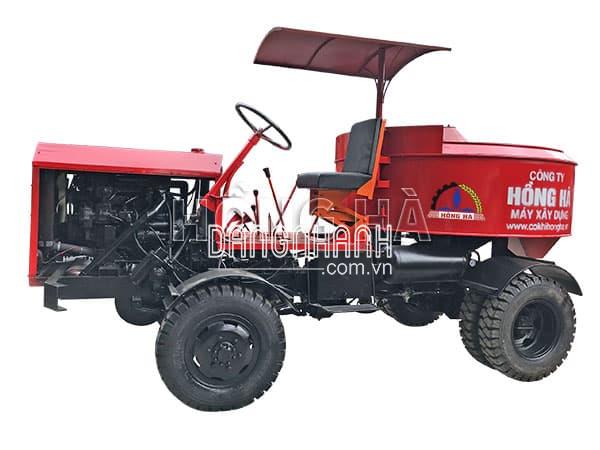 Máy trộn bê tông tự hành Hồng Hà phanh hơi
