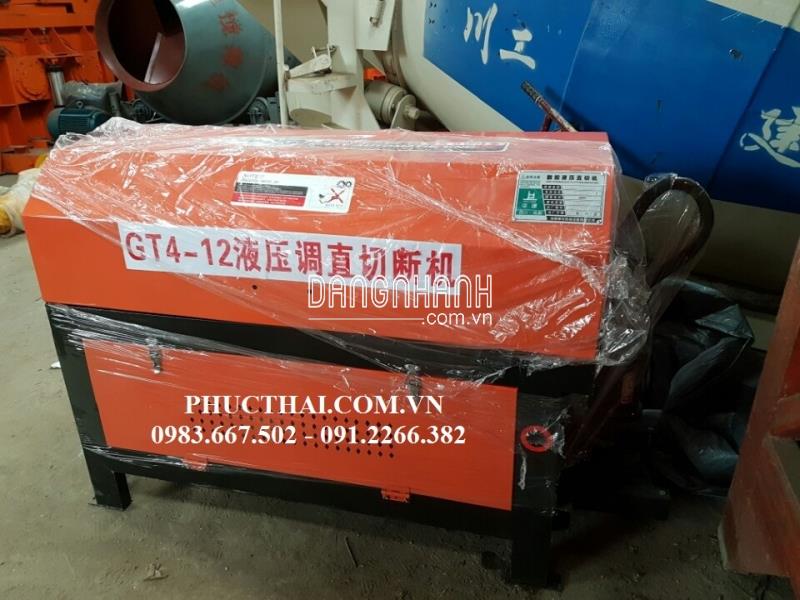Máy nắn thẳng và cắt phân đoạn thủy lực GT4 -12