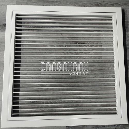 Cửa gió một lớp nan bầu dục tháo lắp