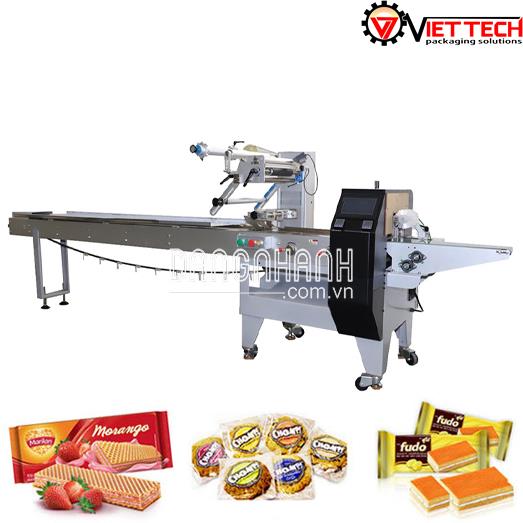 Máy đóng gói bánh quy, bánh gạo, bánh mì…