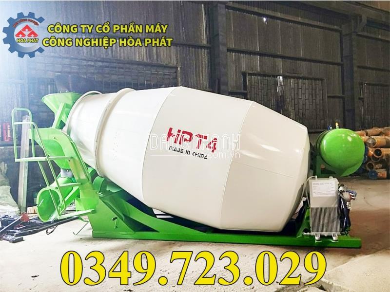 Bồn trộn bê tông 4m3 thủy lực