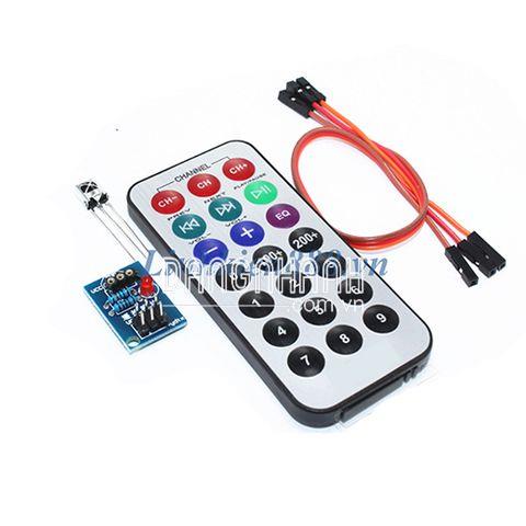 Kit Điều Khiển Xa Hồng Ngoại Có Chip Thu Hồng Ngoại HX1838 Và Module Thu