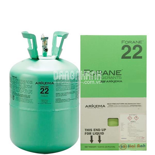 Gas Lạnh R22 Forane Arkema Bình 13.6 Kg