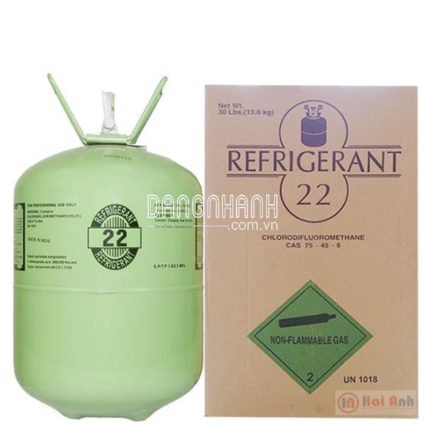 Gas R22 Refrigerant Ấn Độ Loại 2 Bình 13.6 Kg