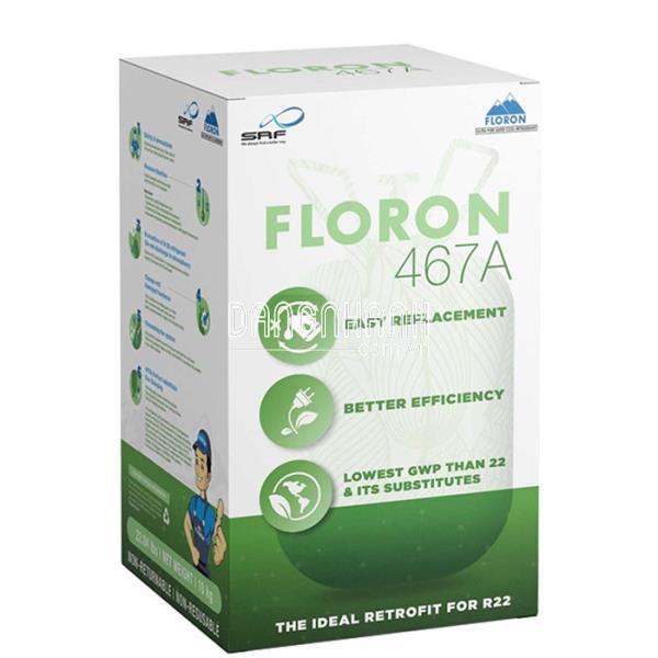 Gas Lạnh R467A Floron Ấn Độ Bình 10 Kg (Thay Thế Cho Gas R22)