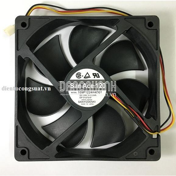 QUẠT DC24V SANYO DENKI 109P1224H4D01