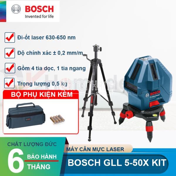 Máy cân mực laser Bosch GLL 5-50X KIT (mới)