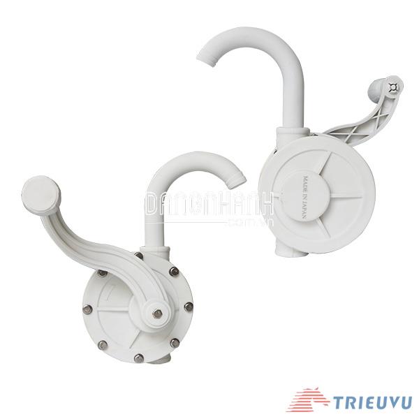 Bơm quay tay hóa chất bằng nhựa (polypropylene rotary pump)