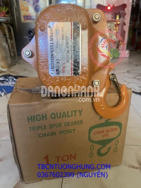 Palang xích kéo tay vital 1 tấn 1000kg japan type
