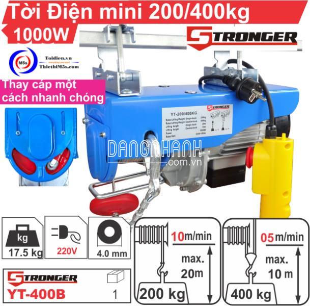 TỜI ĐIỆN MINI 200-400KG STRONGER