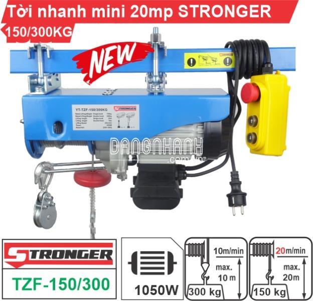 Máy tời điện nhanh mini 20m/p STRONGER 150KG