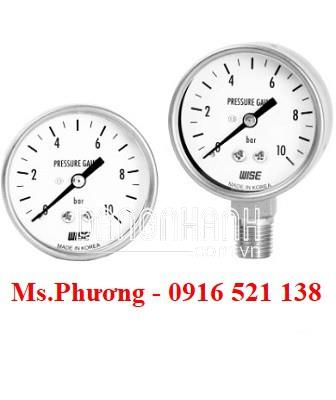 Đồng hồ áp suất Wise model P221 & P253