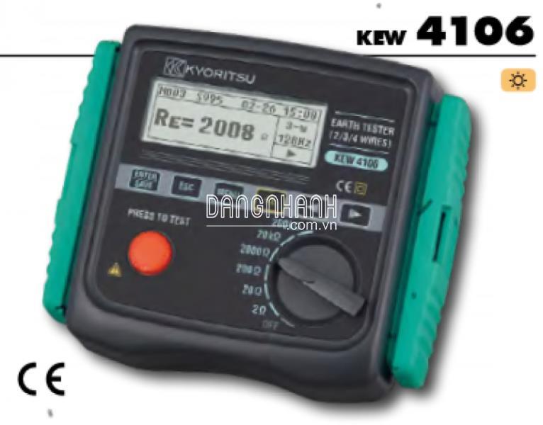 Máy đo điện trở đất - Điện trở suất Kyoritsu 4106